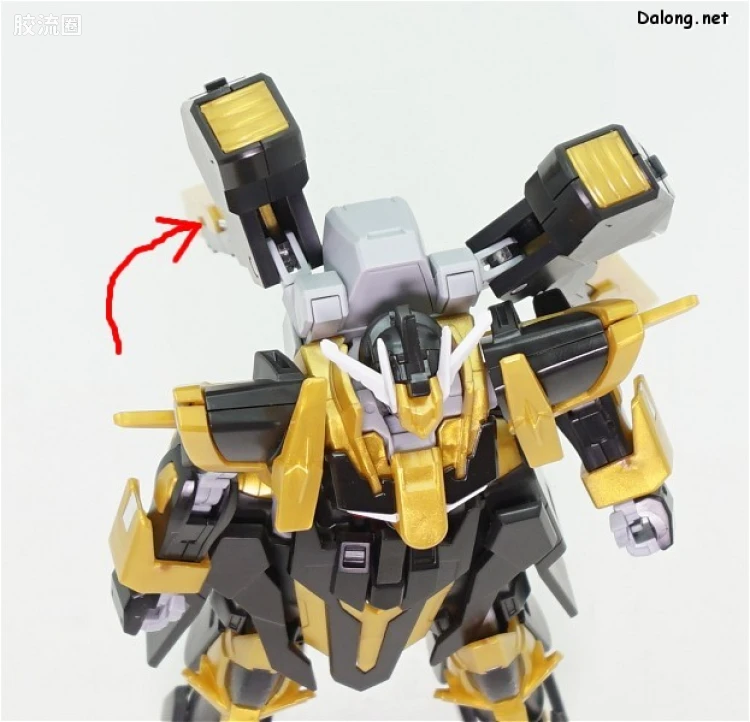 钢普拉Build 综合 HGBF 055 漆黑骑士高达 - 图片
