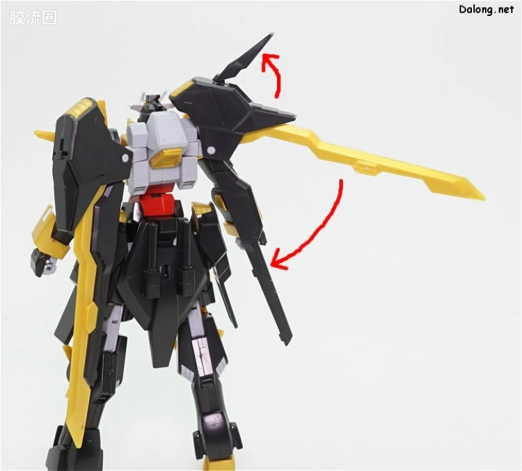钢普拉Build 综合 HGBF 055 漆黑骑士高达 - 图片