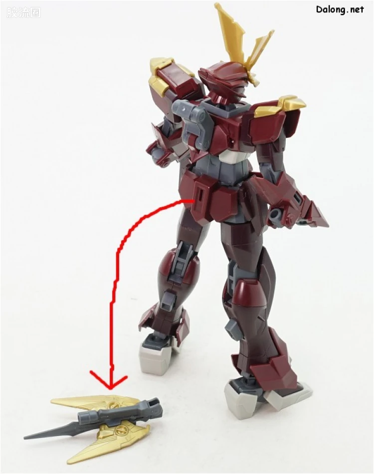 钢普拉Build 综合 HGBF 057 忍者脉冲高达 - 图片