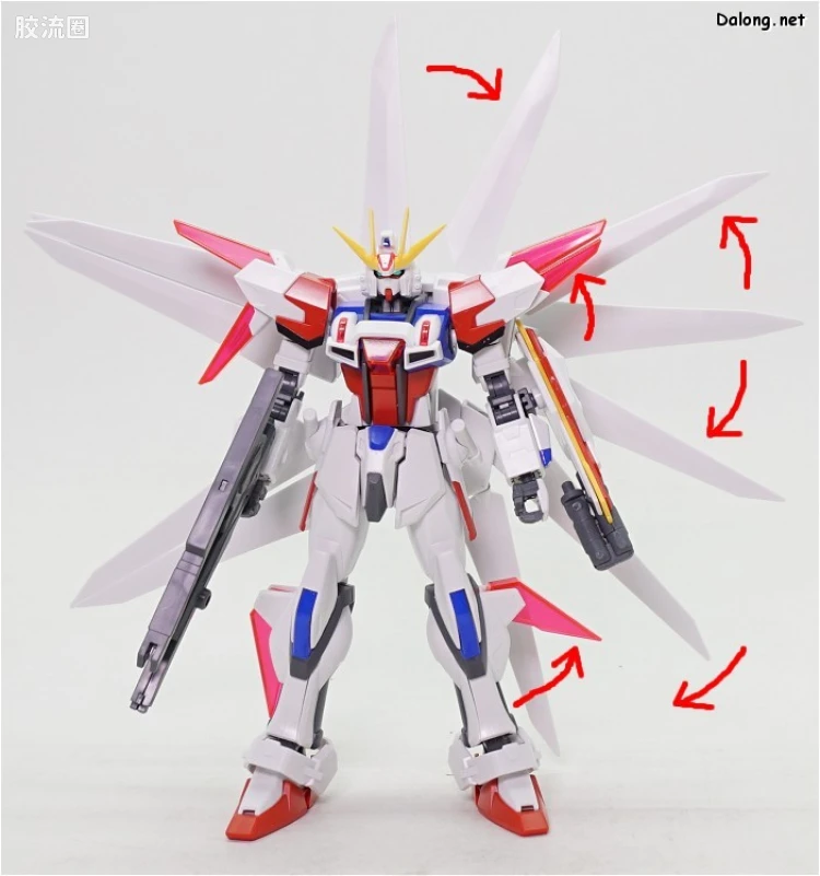 钢普拉Build 综合 HGBF 066 创制强袭银河宇宙 - 图片