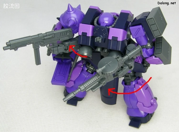 钢普拉Build 综合 HG 模型战士 高达模型制作者起始G 003 扎古F2000 超级装备 - 图片