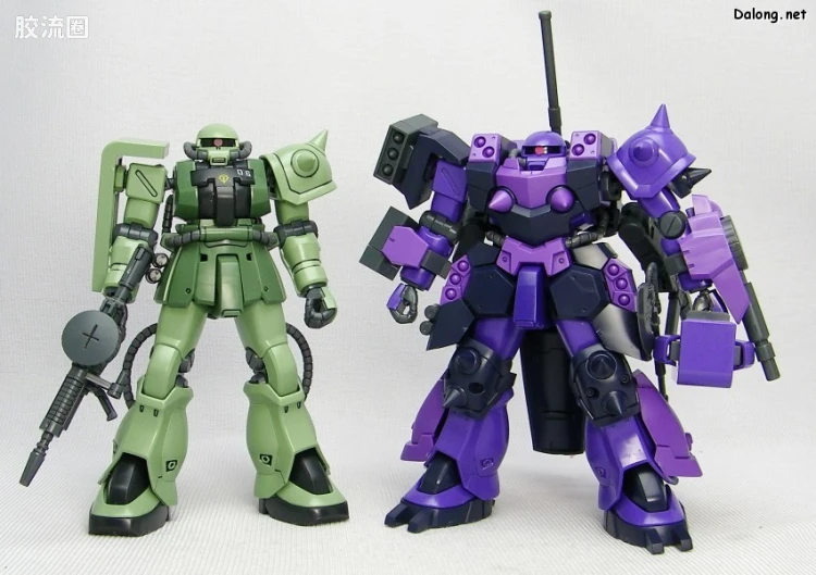 钢普拉Build 综合 HG 模型战士 高达模型制作者起始G 003 扎古F2000 超级装备 - 图片