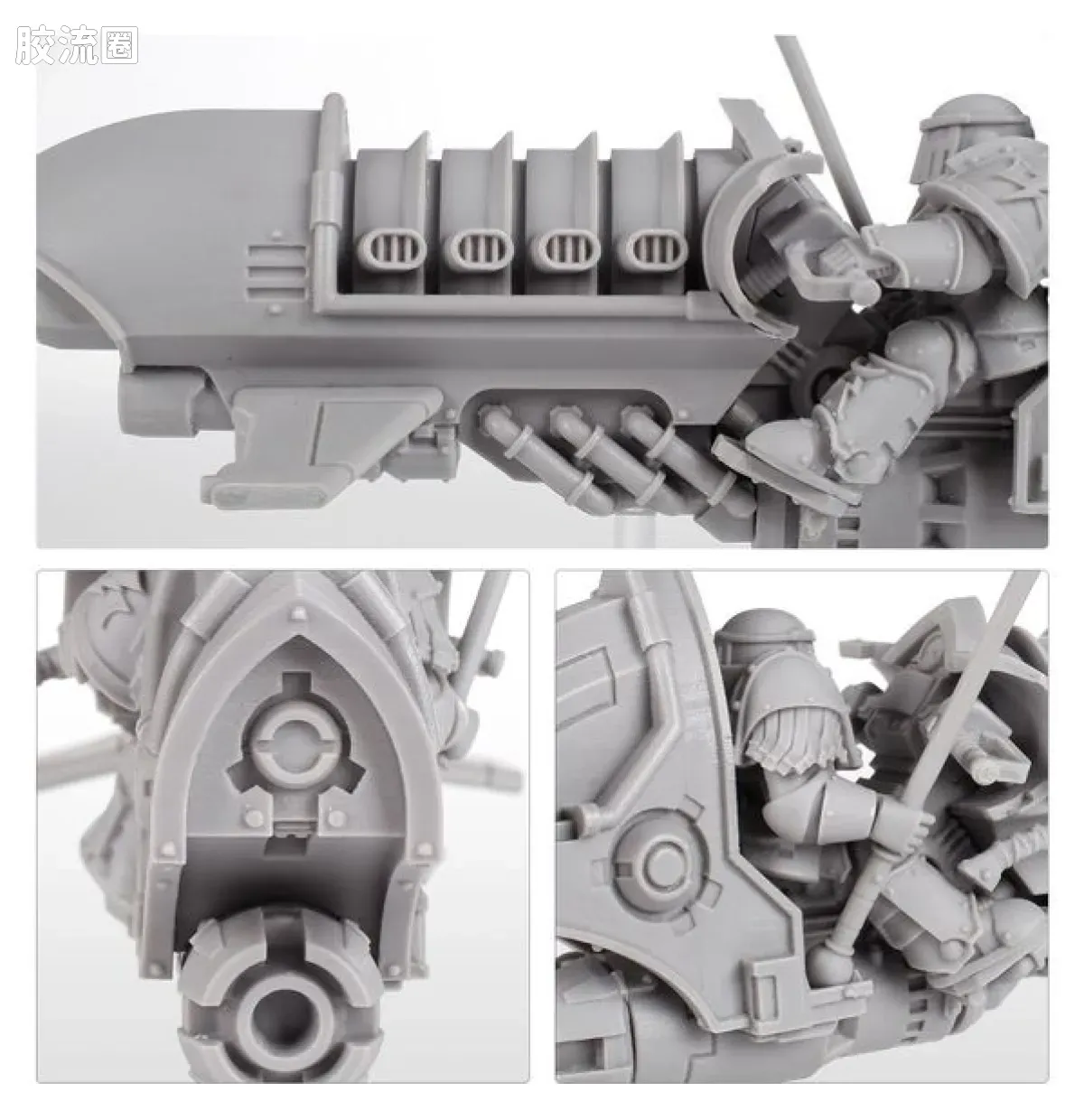 战锤：荷鲁斯之乱 Warhammer: The Horus Heresy White Scars 第五军团 白疤 初版 金怯薛骑手 - 图片