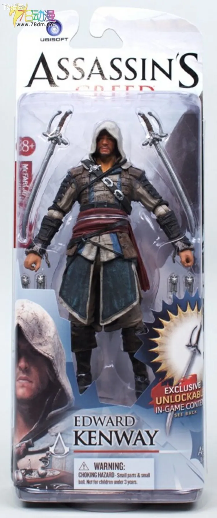 麦克法兰游戏与动画系列 特别版 2013 SDCC会场限定 刺客信条 edward kenway
