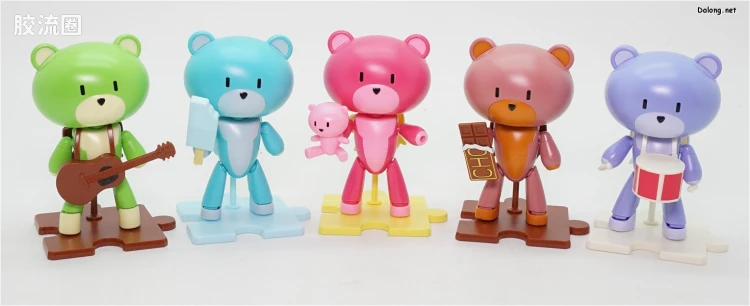 钢普拉Build 综合 HG PETIT'GGUY  粉色小熊霸&小小熊霸 - 图片