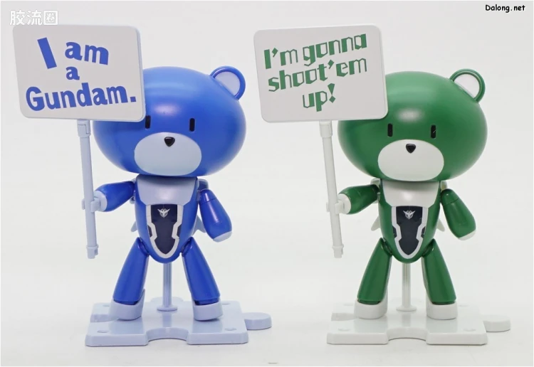 钢普拉Build 综合 HG PETIT'GGUY  小熊霸 洛克昂·史特拉托斯 绿色&标语牌 - 图片