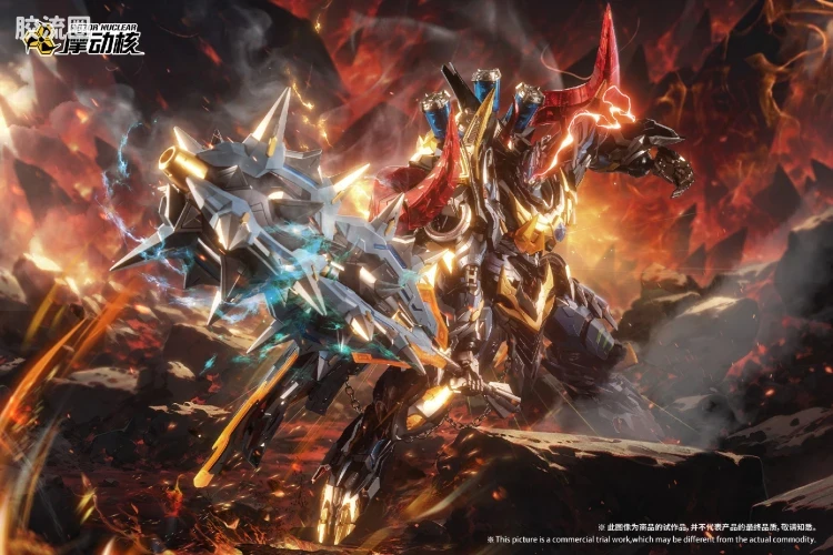 摩动核机甲成品系列 MNQ 星甲魂将传 合金成品系列 地魔星-平天大圣-牛魔王 - 图片