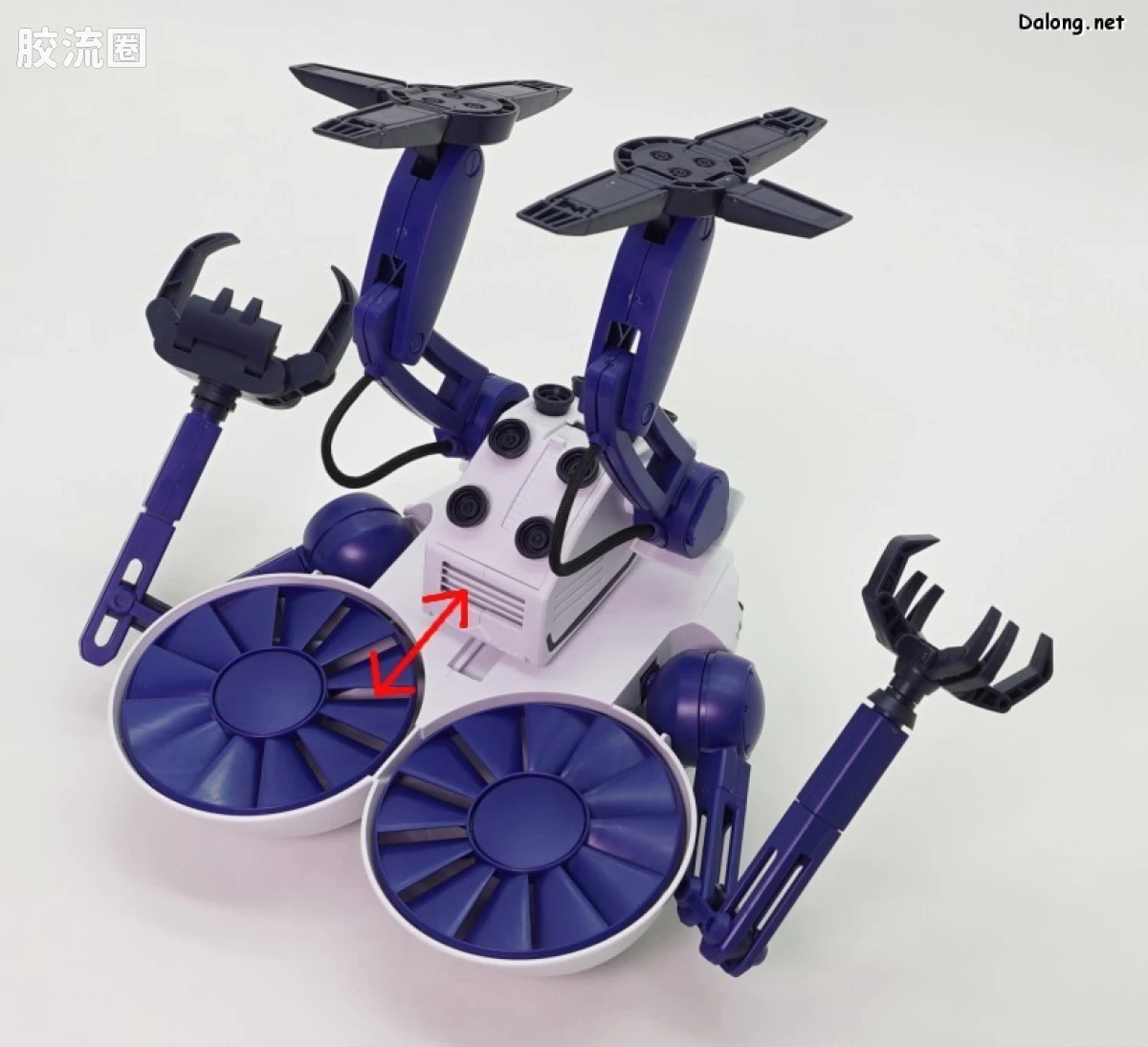万代综合拼装模型系列 战斗机甲萨芬格尔 HG 1/144 Durun・Type - 图片