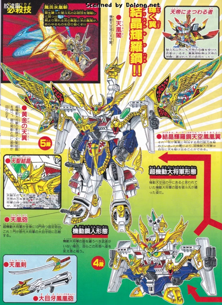 SD高达BB战士 限定及特别版 153 超机动大将军 辉罗钢极彩Ver. - 图片