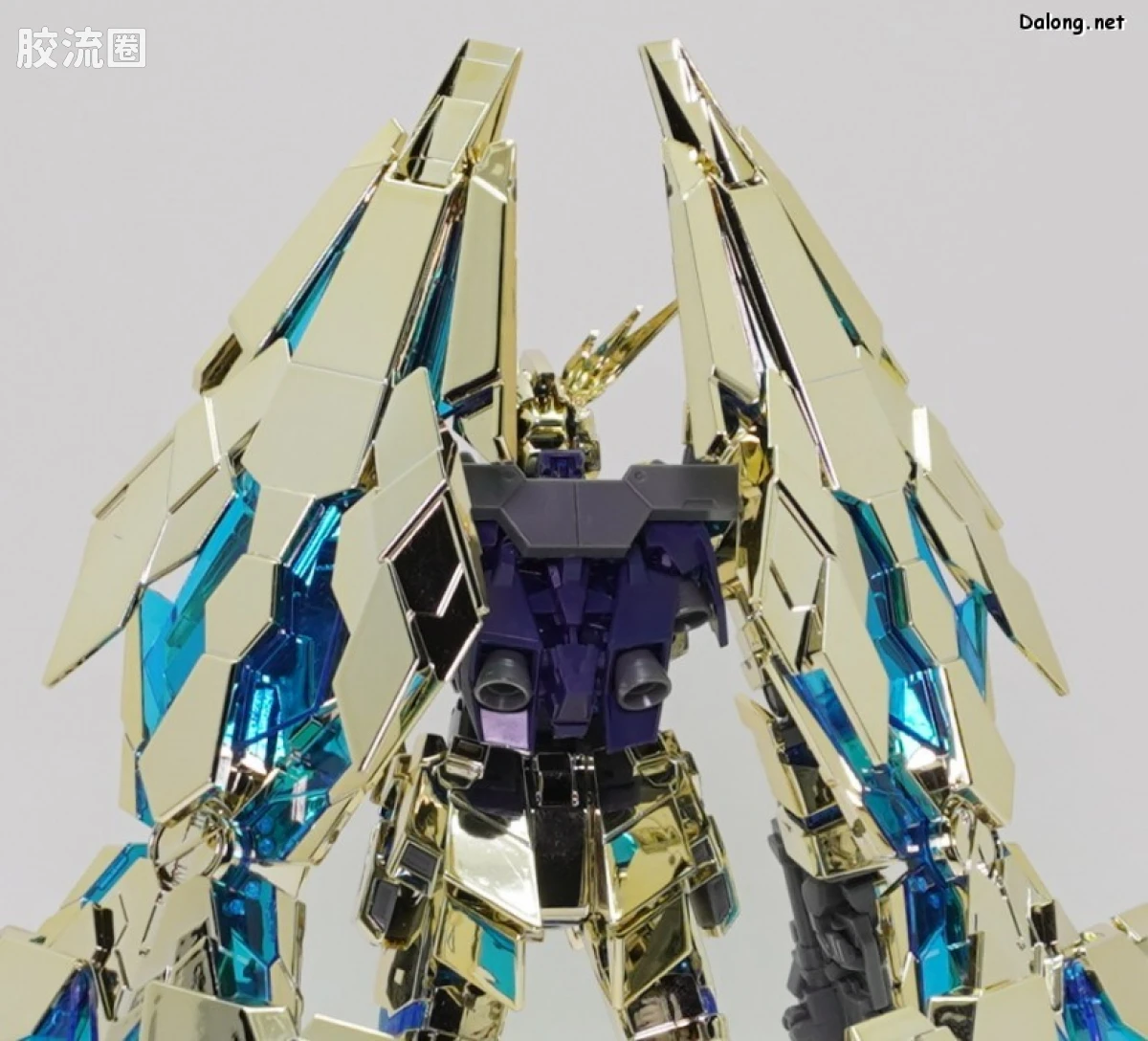 HGUC 其他限定版 独角兽高达3号机 菲尼克斯 (毁灭模式) 金银电镀套装 基地限定版 - 图片