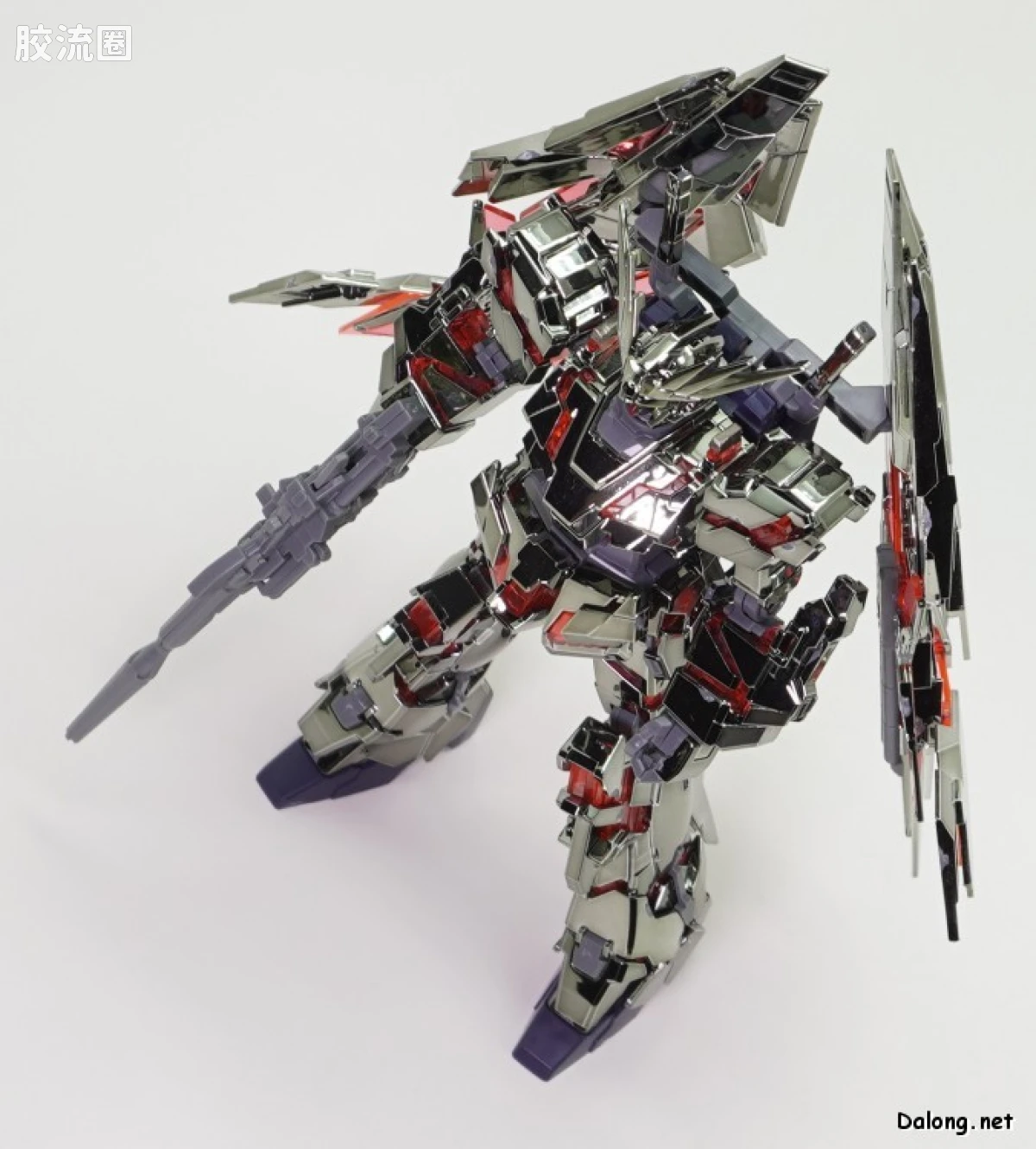 HGUC 其他限定版 独角兽高达3号机 菲尼克斯 (毁灭模式) 金银电镀套装 基地限定版 - 图片