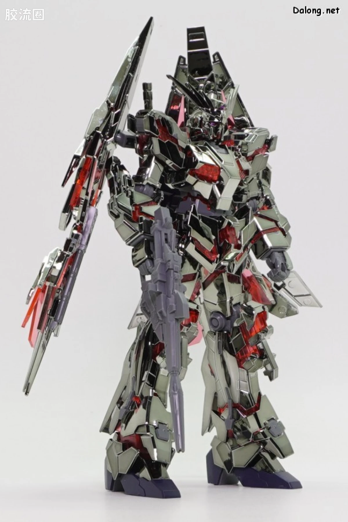 HGUC 其他限定版 独角兽高达3号机 菲尼克斯 (毁灭模式) 金银电镀套装 基地限定版 - 图片