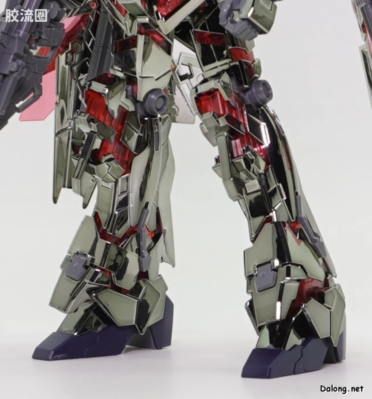HGUC 其他限定版 独角兽高达3号机 菲尼克斯 (毁灭模式) 金银电镀套装 基地限定版 - 图片