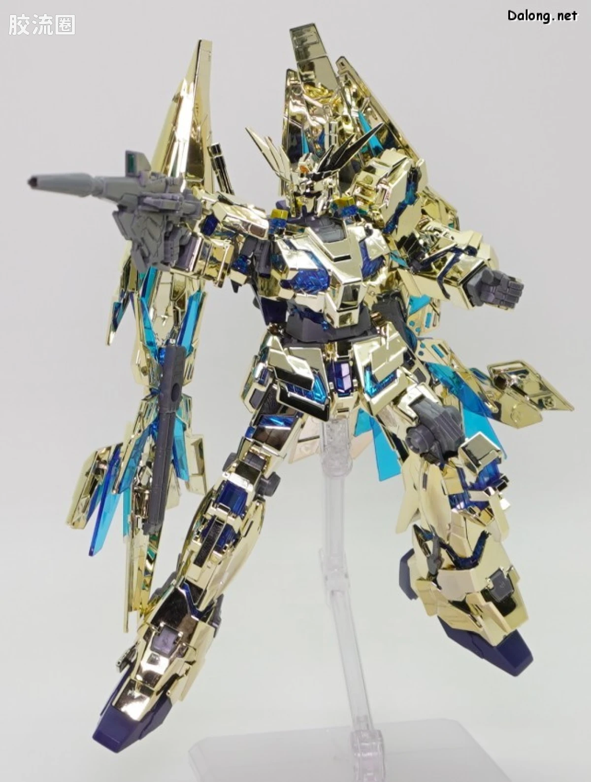 HGUC 其他限定版 独角兽高达3号机 菲尼克斯 (毁灭模式) 金银电镀套装 基地限定版 - 图片