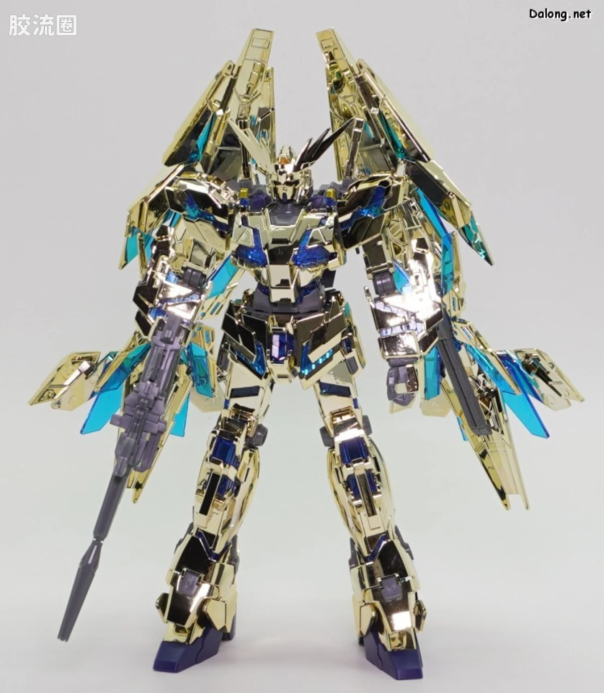 HGUC 其他限定版 独角兽高达3号机 菲尼克斯 (毁灭模式) 金银电镀套装 基地限定版 - 图片
