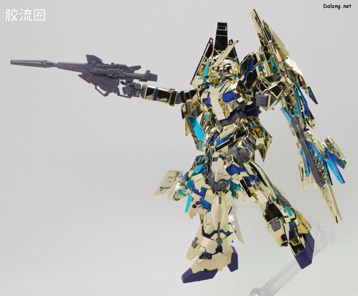 HGUC 其他限定版 独角兽高达3号机 菲尼克斯 (毁灭模式) 金银电镀套装 基地限定版 - 图片
