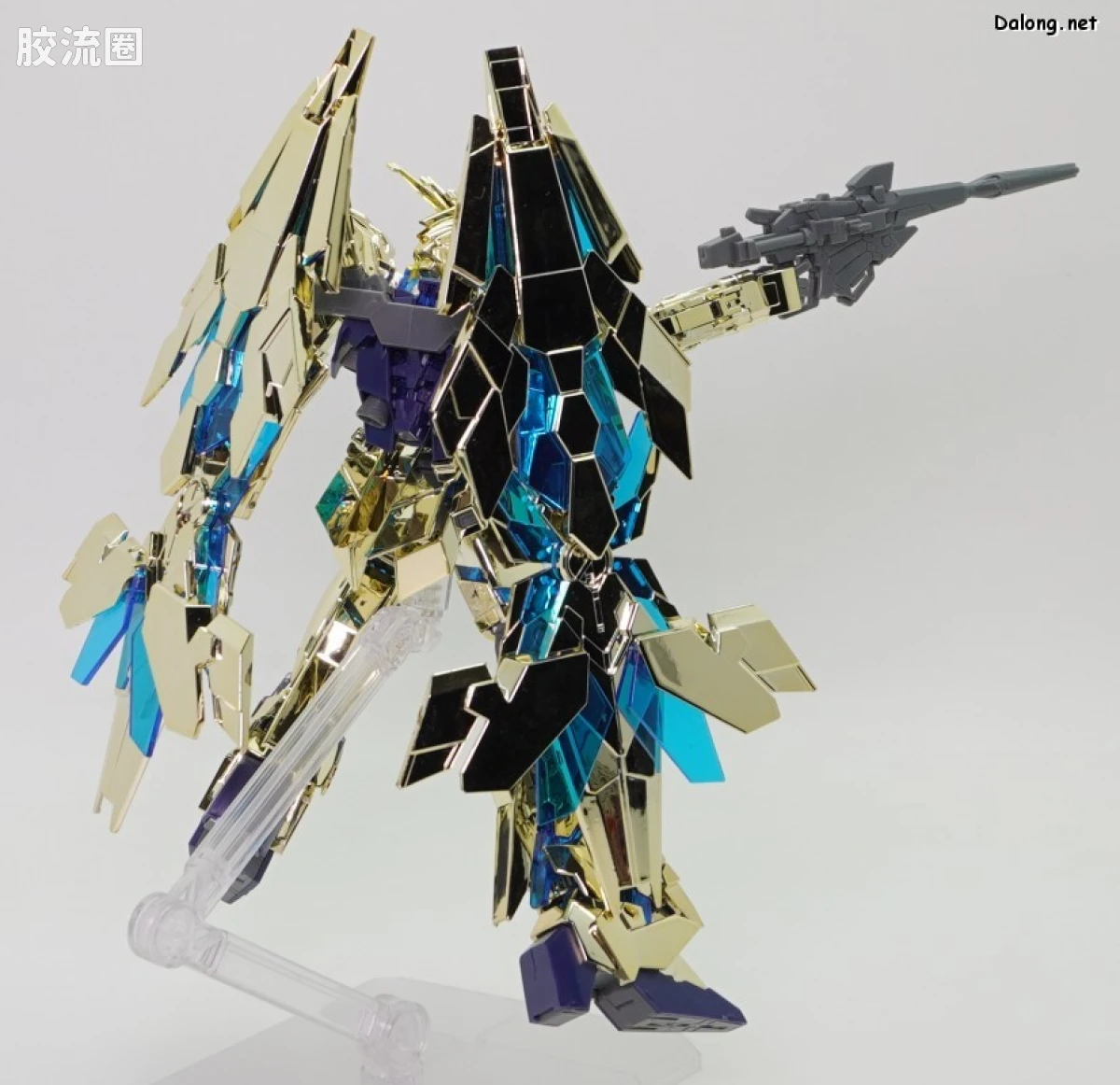 HGUC 其他限定版 独角兽高达3号机 菲尼克斯 (毁灭模式) 金银电镀套装 基地限定版 - 图片