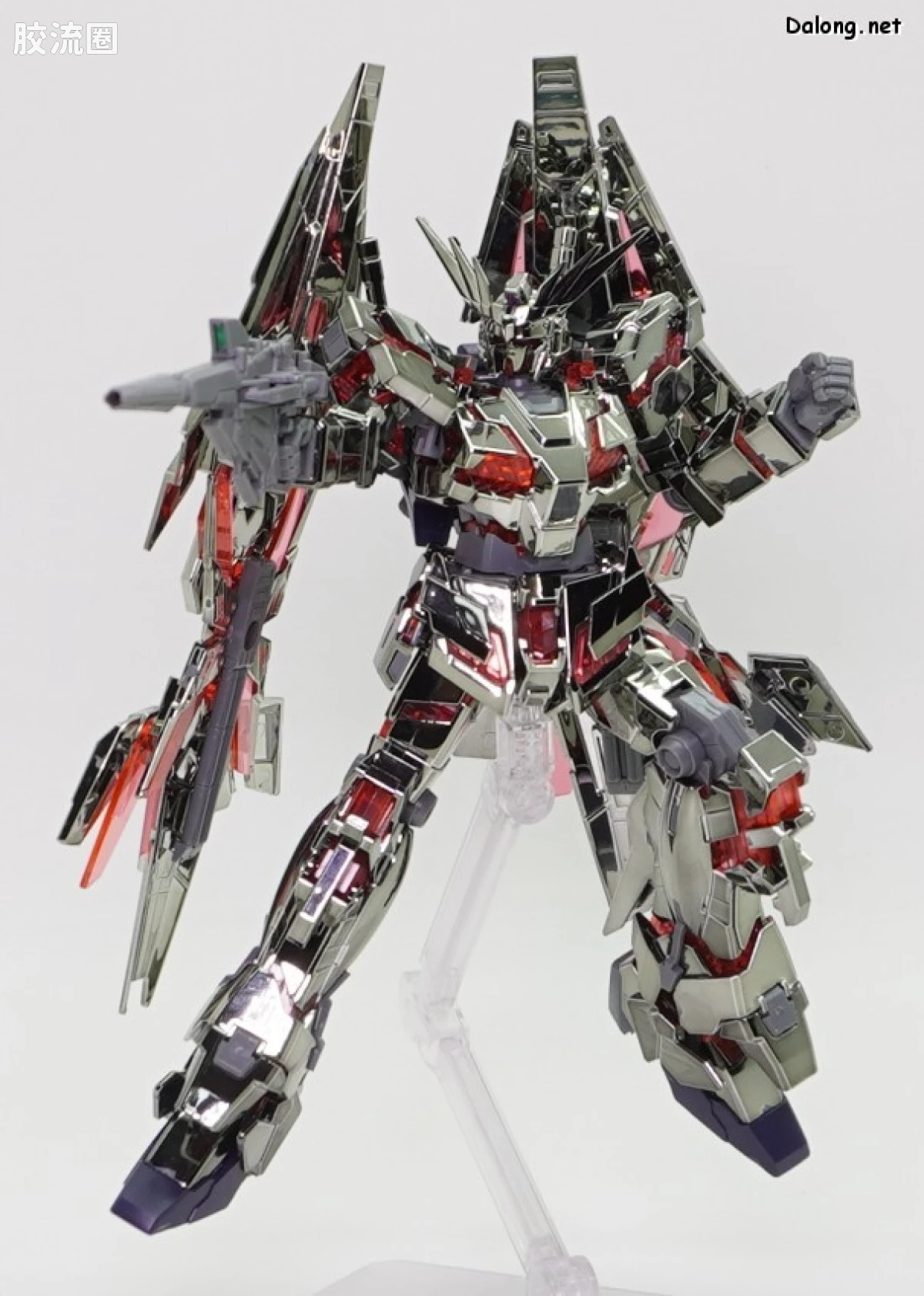 HGUC 其他限定版 独角兽高达3号机 菲尼克斯 (毁灭模式) 金银电镀套装 基地限定版 - 图片