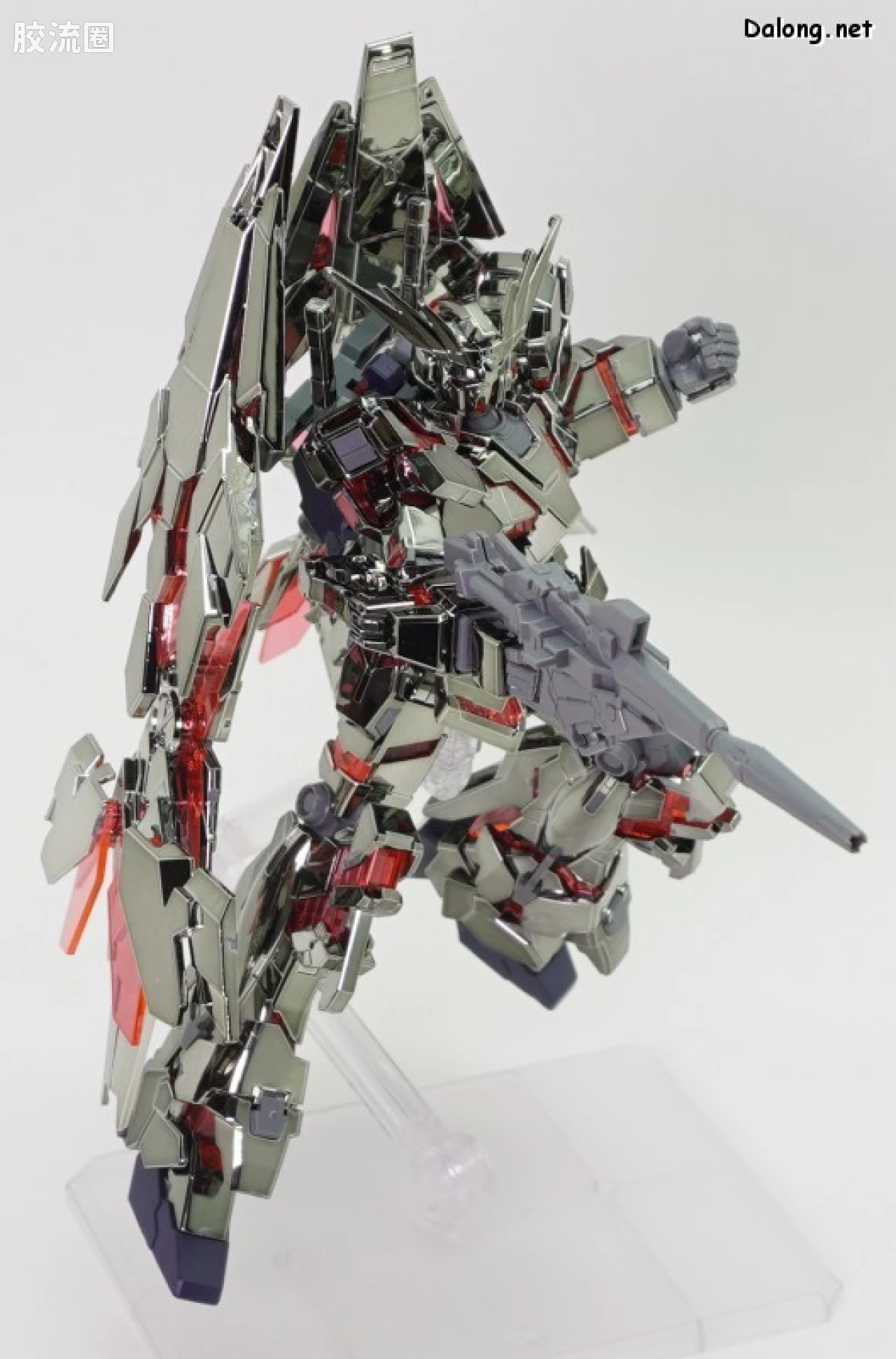 HGUC 其他限定版 独角兽高达3号机 菲尼克斯 (毁灭模式) 金银电镀套装 基地限定版 - 图片