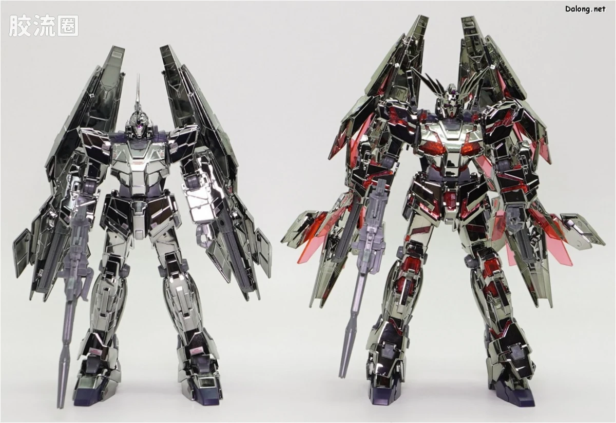 HGUC 其他限定版 独角兽高达3号机 菲尼克斯 (毁灭模式) 金银电镀套装 基地限定版 - 图片