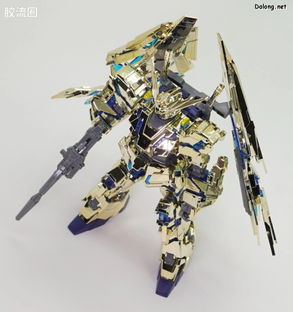 HGUC 其他限定版 独角兽高达3号机 菲尼克斯 (毁灭模式) 金银电镀套装 基地限定版 - 图片