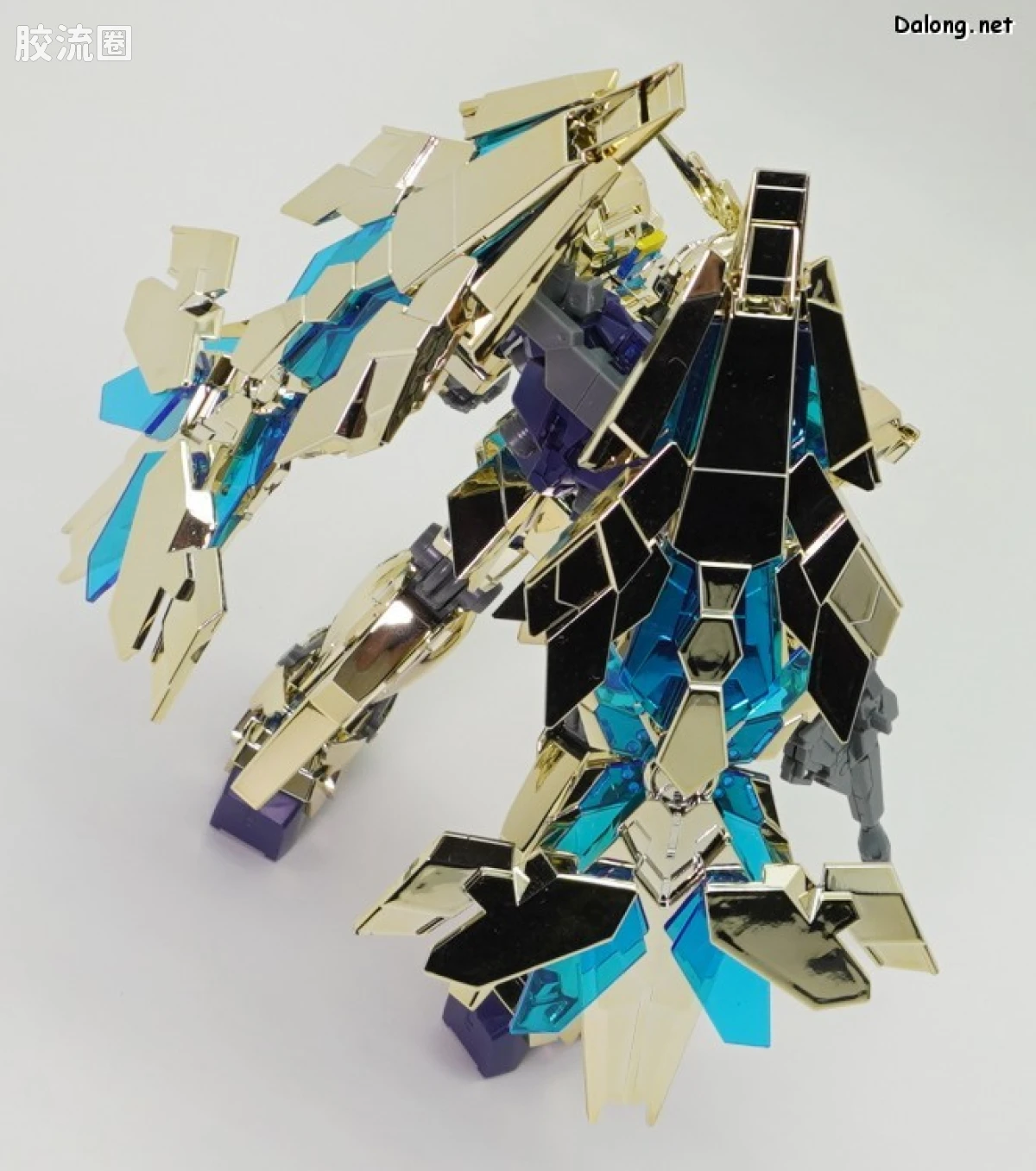 HGUC 其他限定版 独角兽高达3号机 菲尼克斯 (毁灭模式) 金银电镀套装 基地限定版 - 图片