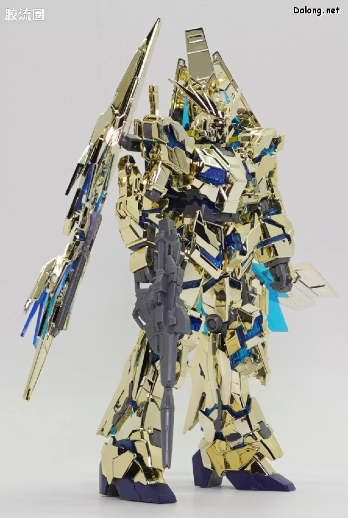HGUC 其他限定版 独角兽高达3号机 菲尼克斯 (毁灭模式) 金银电镀套装 基地限定版 - 图片