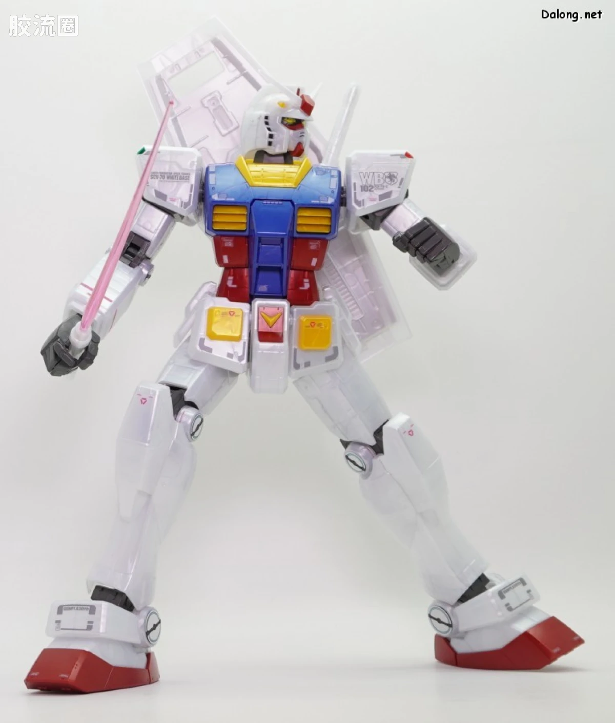 MEGA SIZE系列 限定及特别版 RX-78-2高达 金属光泽注塑Ver. - 图片