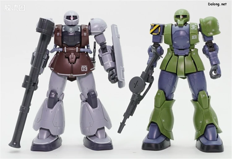 HG 高达The Origin 普通版 MS-05 扎古I(丹宁/史连达机) - 图片