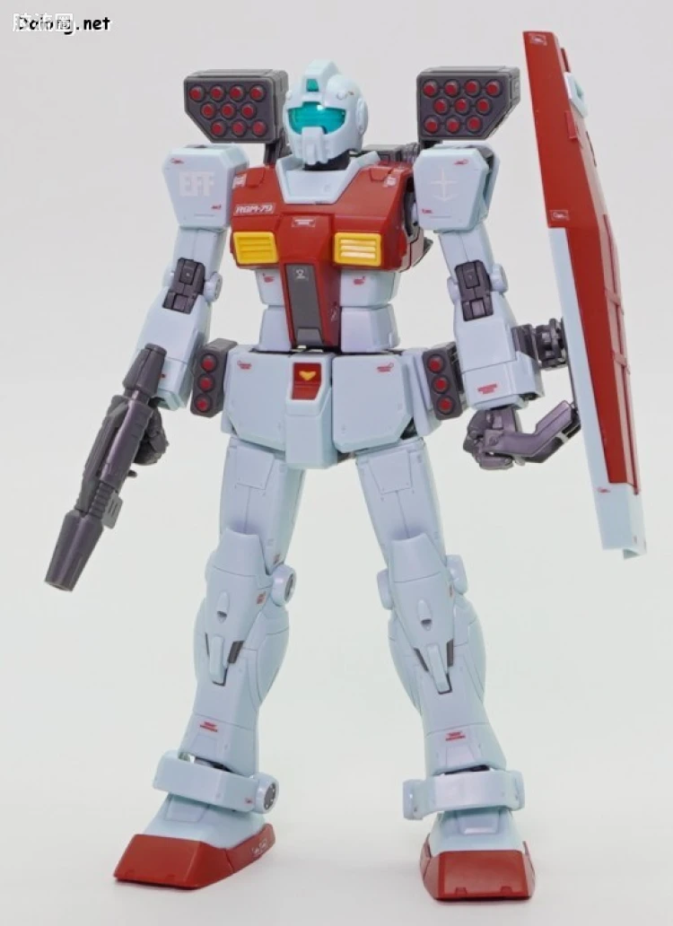 HG 高达The Origin 普通版 RGM-79 吉姆(肩部加农炮/导弹舱装备) - 图片
