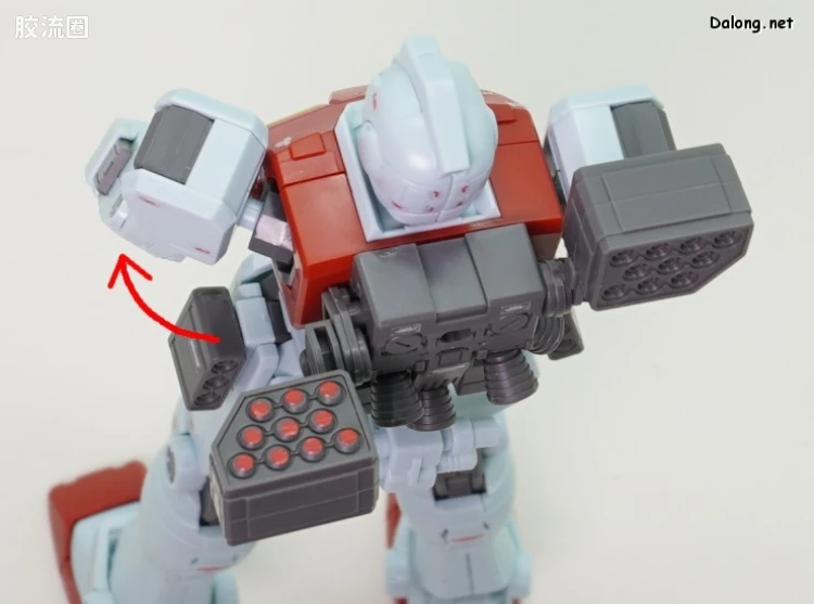 HG 高达The Origin 普通版 RGM-79 吉姆(肩部加农炮/导弹舱装备) - 图片