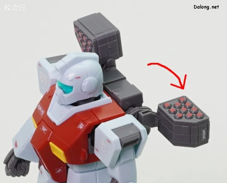 HG 高达The Origin 普通版 RGM-79 吉姆(肩部加农炮/导弹舱装备) - 图片