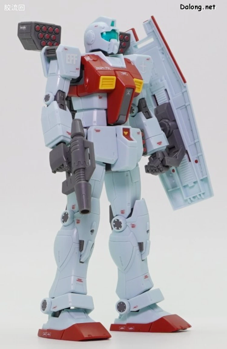 HG 高达The Origin 普通版 RGM-79 吉姆(肩部加农炮/导弹舱装备) - 图片