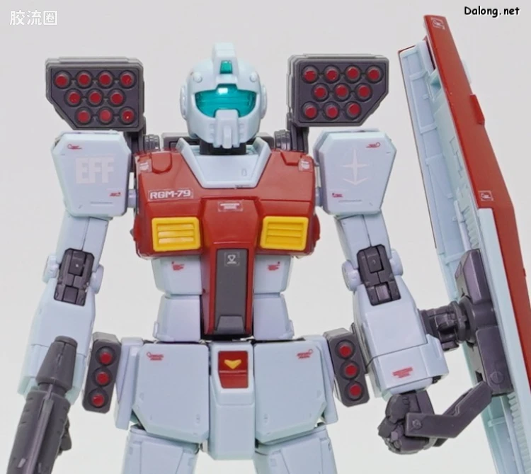HG 高达The Origin 普通版 RGM-79 吉姆(肩部加农炮/导弹舱装备) - 图片