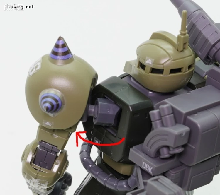 HG 高达The Origin 网络限定版 MS-06K 扎古加农 - 图片