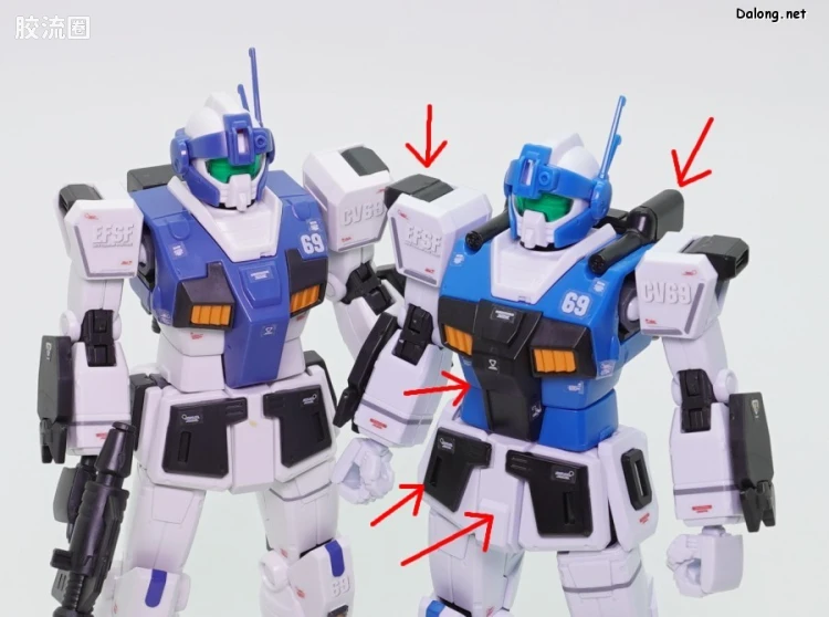 HG 高达The Origin 网络限定版 RGM-79HC 吉姆防御特装型 E-2 光束枪装备型 - 图片