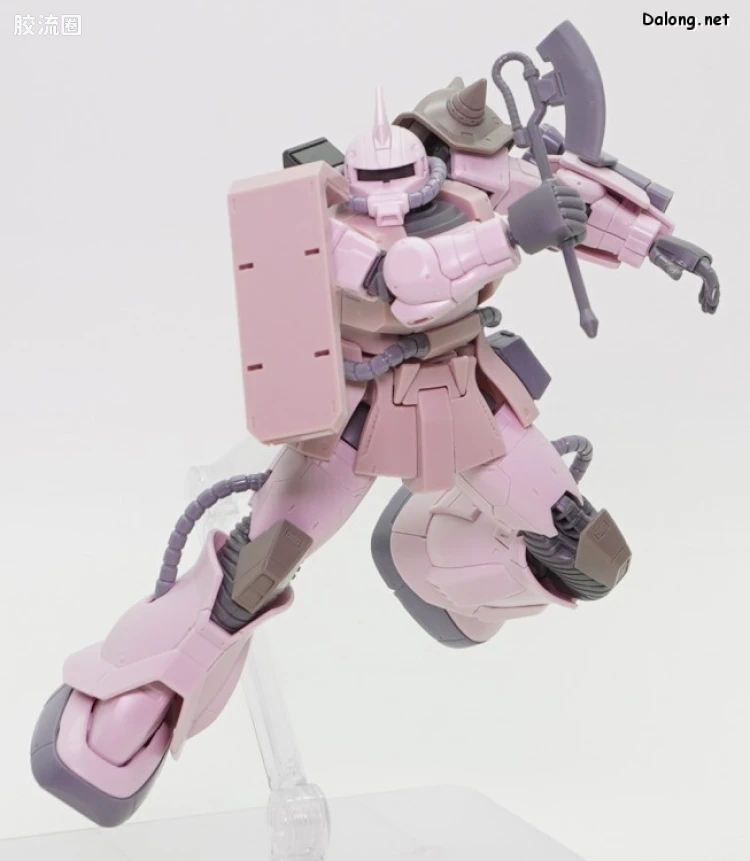 HG 高达The Origin 网络限定版 MS-06D 沙漠型扎古 粉红豹队 - 图片