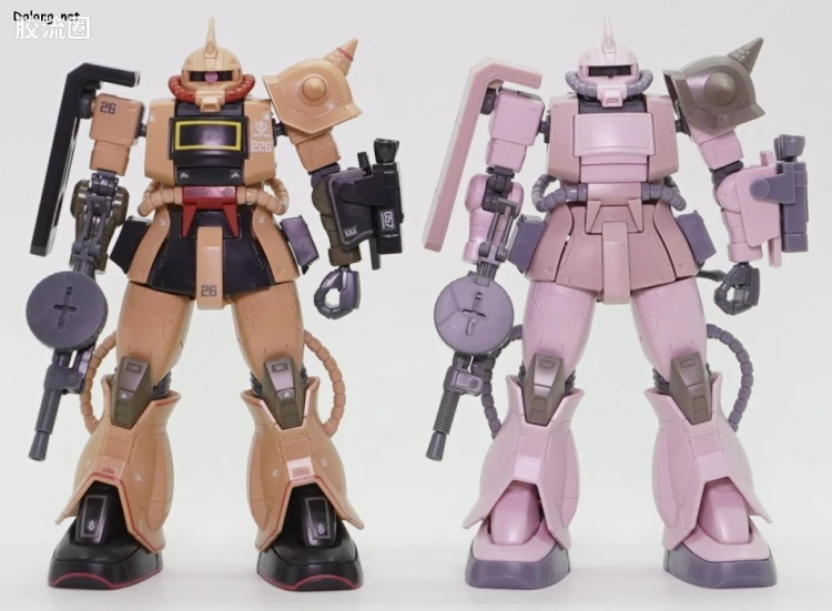 HG 高达The Origin 网络限定版 MS-06D 沙漠型扎古 粉红豹队 - 图片