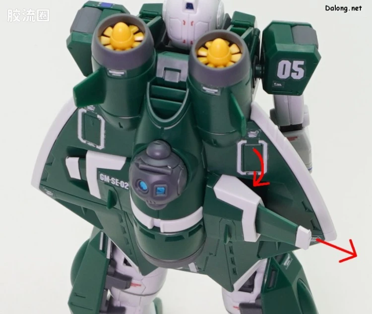 HG 高达The Origin 网络限定版 RGM-79U 海防型吉姆 - 图片