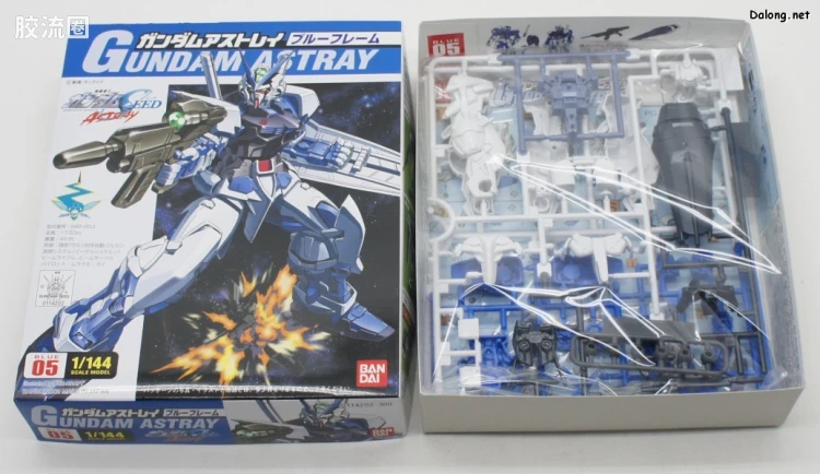 机动战士高达SEED 1/144比例模型(非HG) 05 MBF-P03 异端高达蓝色机 - 图片
