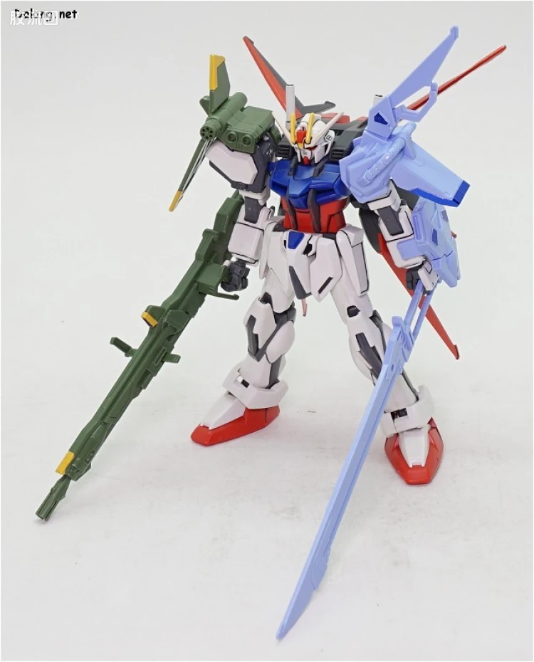 机动战士高达SEED 1/144比例模型(非HG) 09 GAT-X105+AQM/E-X03 炮装强袭高达 - 图片