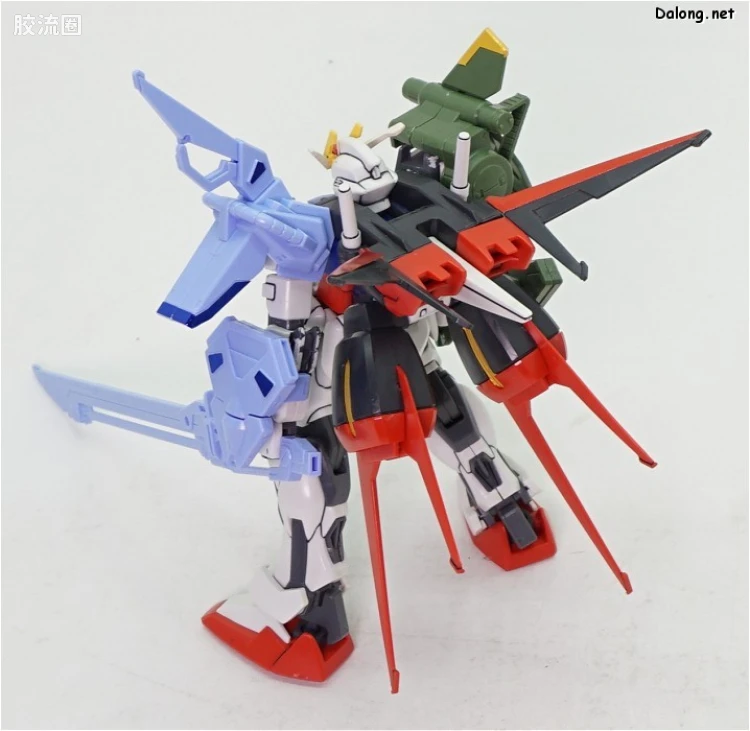 机动战士高达SEED 1/144比例模型(非HG) 09 GAT-X105+AQM/E-X03 炮装强袭高达 - 图片