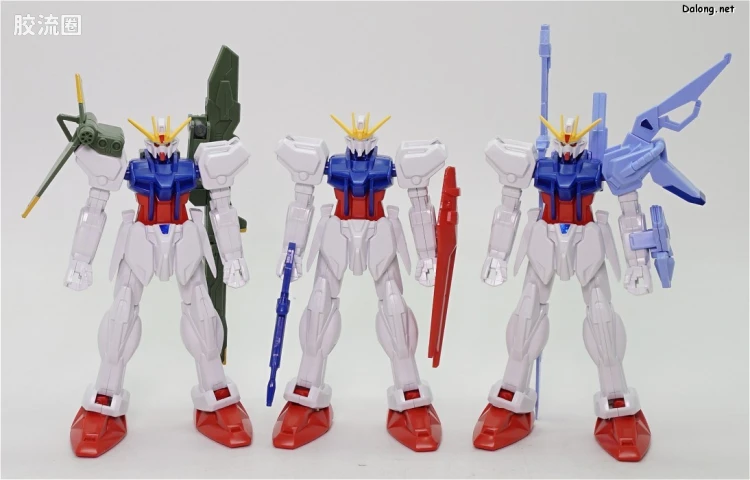 机动战士高达SEED 1/144比例模型(非HG) 09 GAT-X105+AQM/E-X03 炮装强袭高达 - 图片