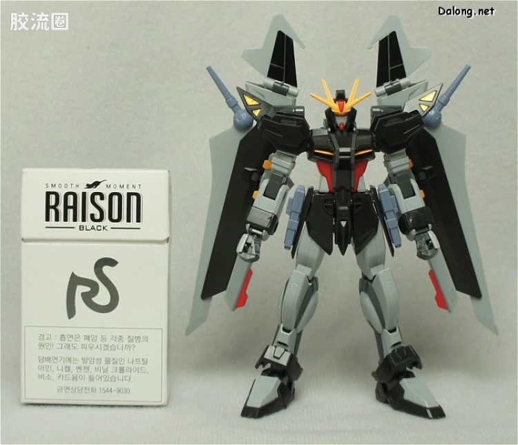 机动战士高达SEED HG SEED&SEED DESTINY 41 GAT-X105E+AQM/E-X09S 漆黑强袭高达 - 图片