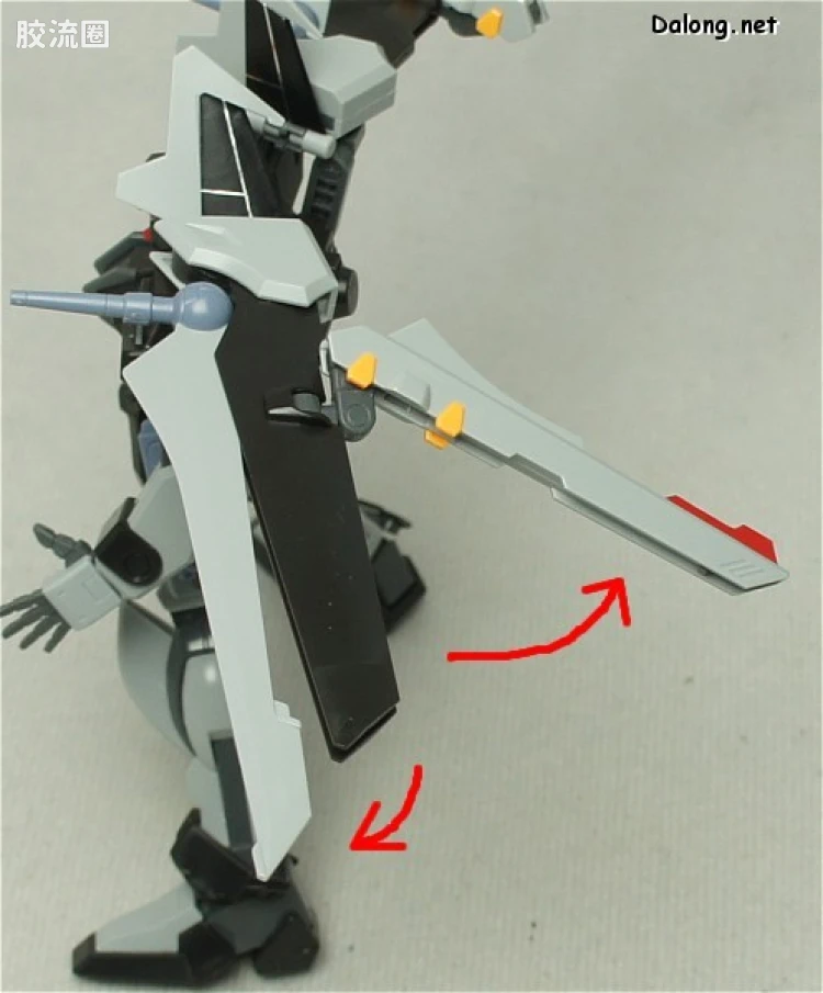 机动战士高达SEED HG SEED&SEED DESTINY 41 GAT-X105E+AQM/E-X09S 漆黑强袭高达 - 图片