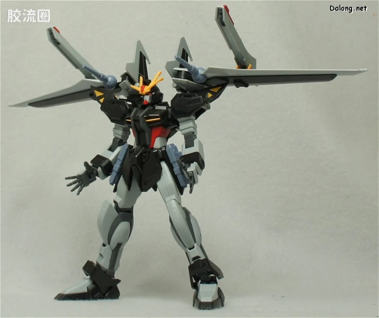 机动战士高达SEED HG SEED&SEED DESTINY 41 GAT-X105E+AQM/E-X09S 漆黑强袭高达 - 图片