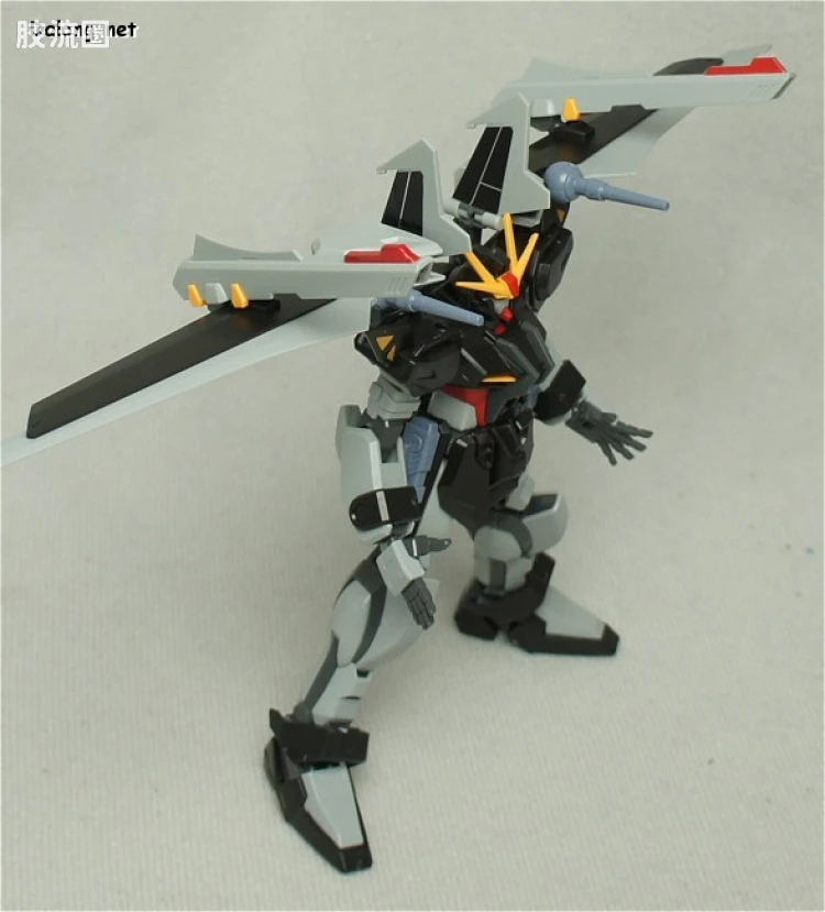 机动战士高达SEED HG SEED&SEED DESTINY 41 GAT-X105E+AQM/E-X09S 漆黑强袭高达 - 图片