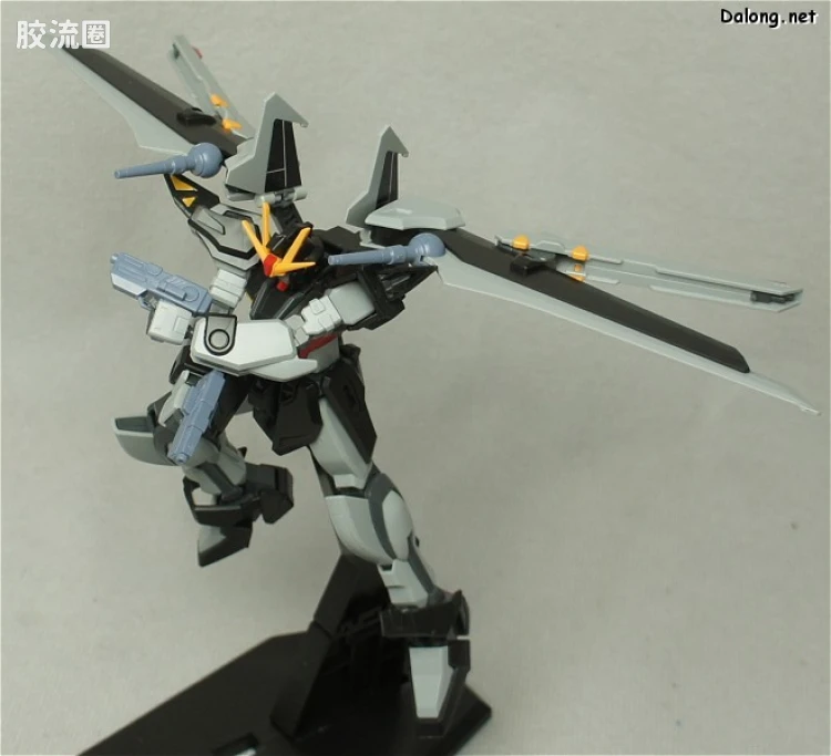 机动战士高达SEED HG SEED&SEED DESTINY 41 GAT-X105E+AQM/E-X09S 漆黑强袭高达 - 图片