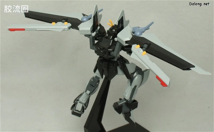 机动战士高达SEED HG SEED&SEED DESTINY 41 GAT-X105E+AQM/E-X09S 漆黑强袭高达 - 图片