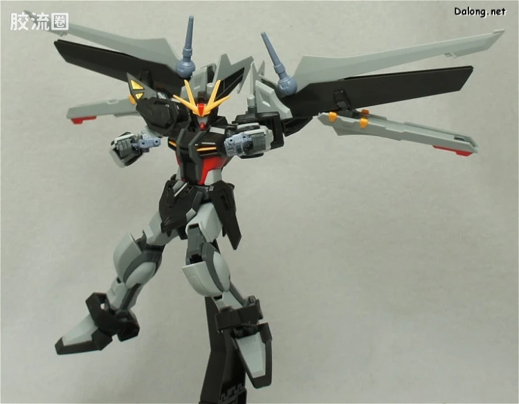 机动战士高达SEED HG SEED&SEED DESTINY 41 GAT-X105E+AQM/E-X09S 漆黑强袭高达 - 图片